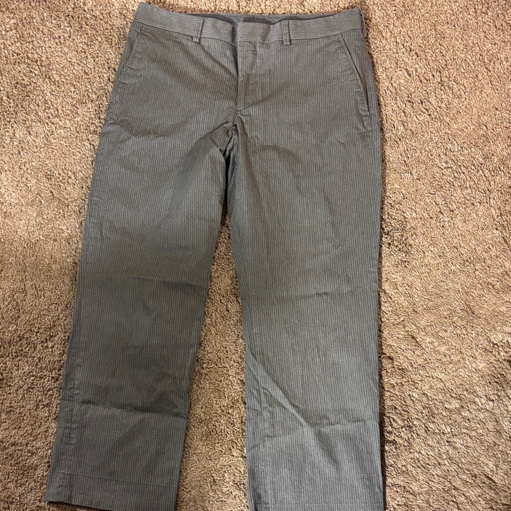 Express Men's Corduroy Pants in Gray